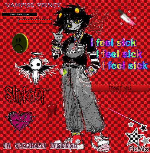 karkat with my drip of the day but with editing but its a gif