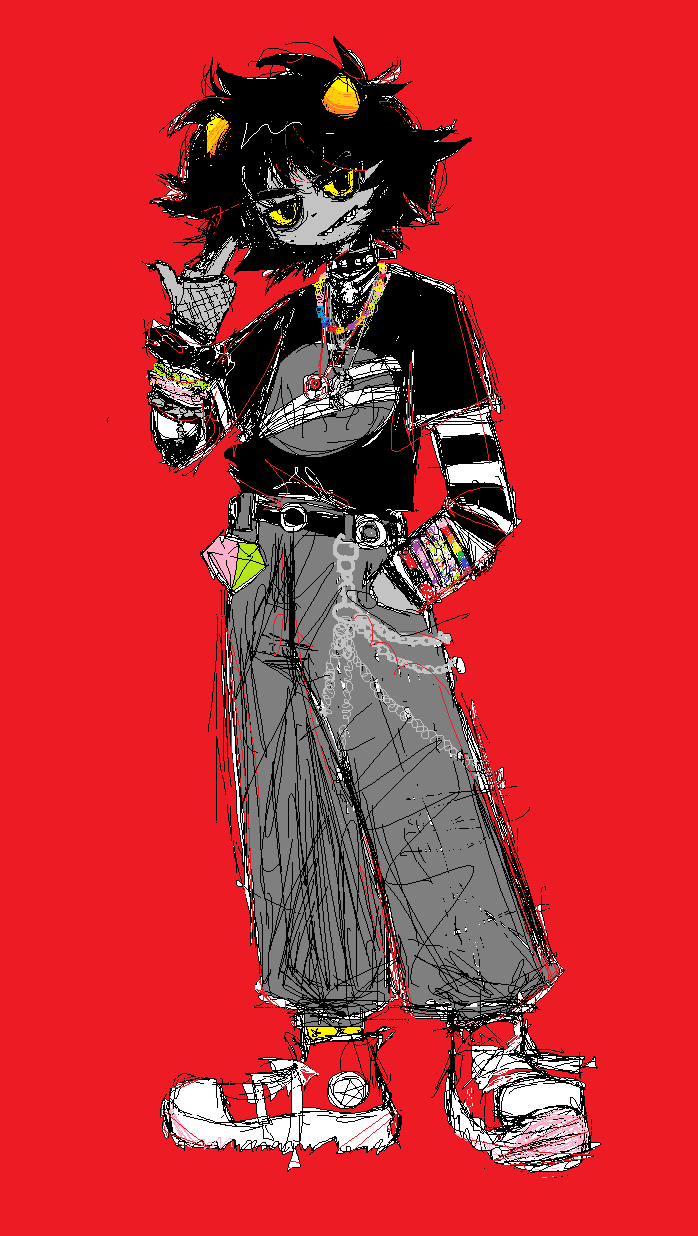 karkat with my drip of the day